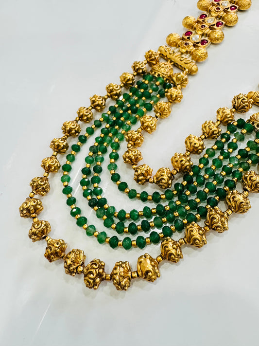 Green long  Necklace