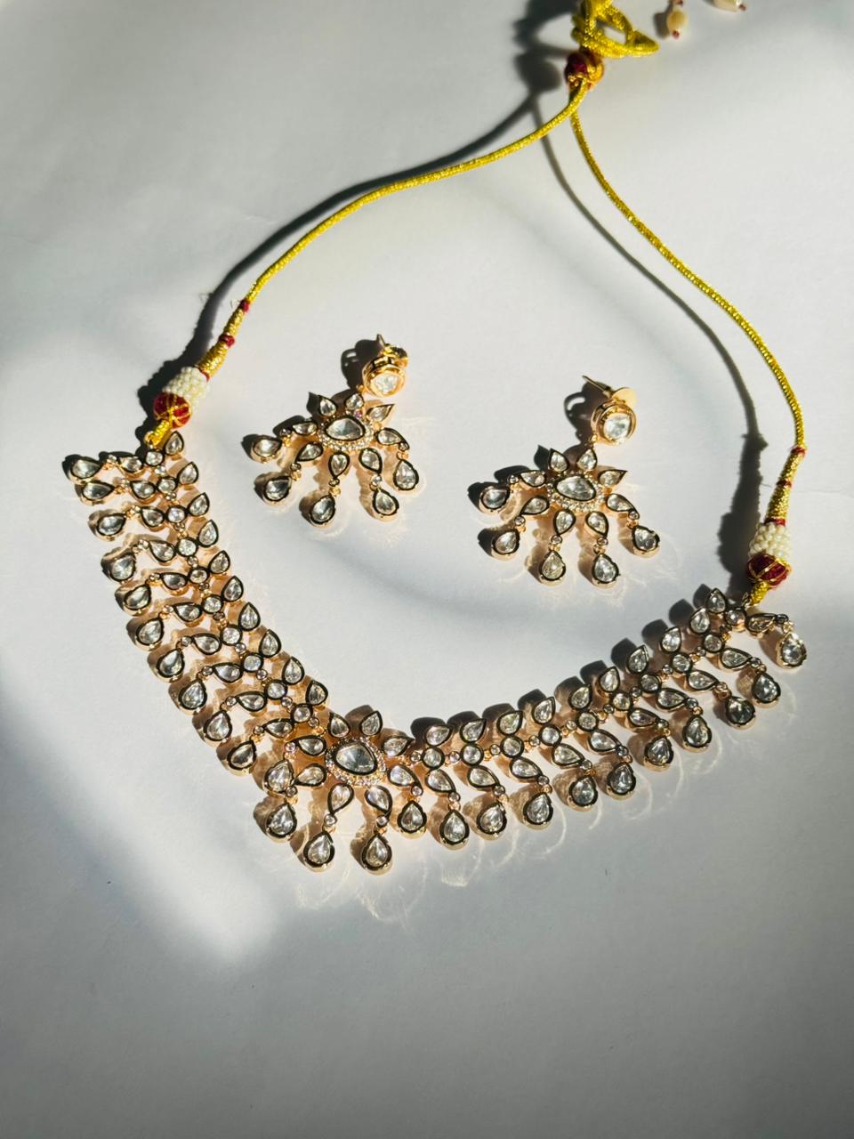 Uncut polki Necklace (best seller)