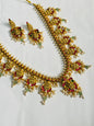 Jadau temple necklace