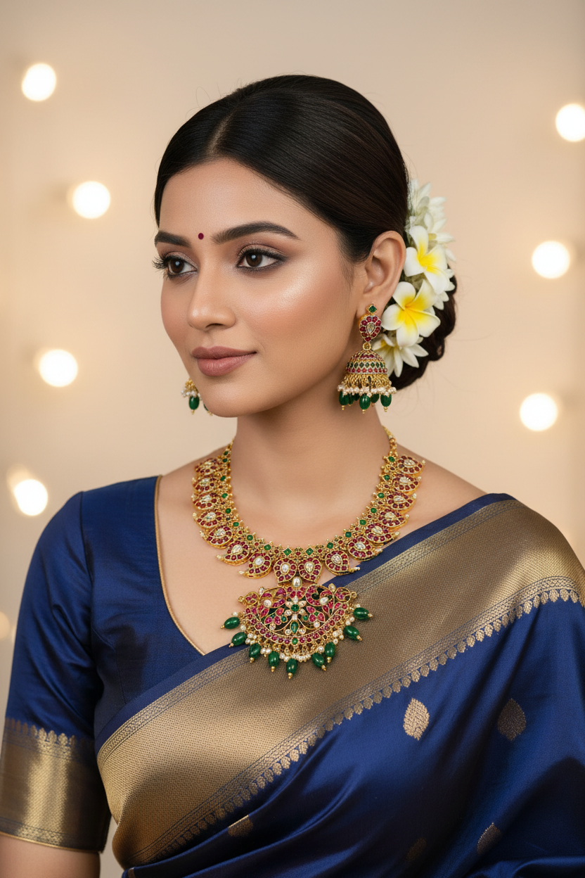 Parampara jadau necklace