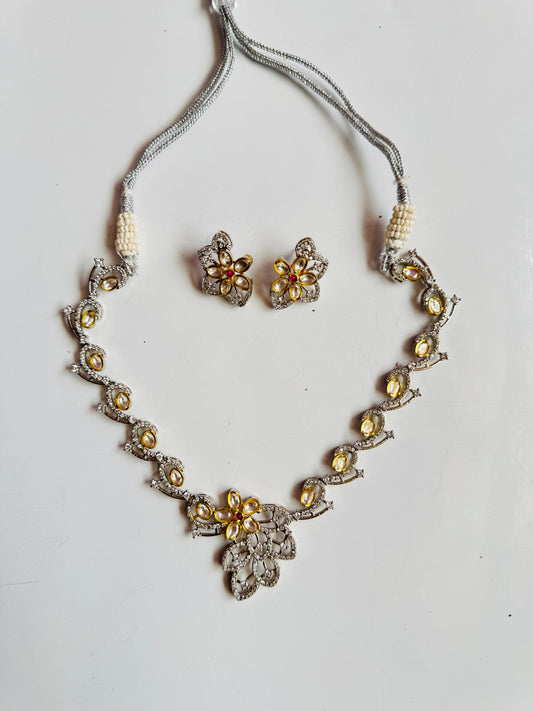 Polki  choker Necklace