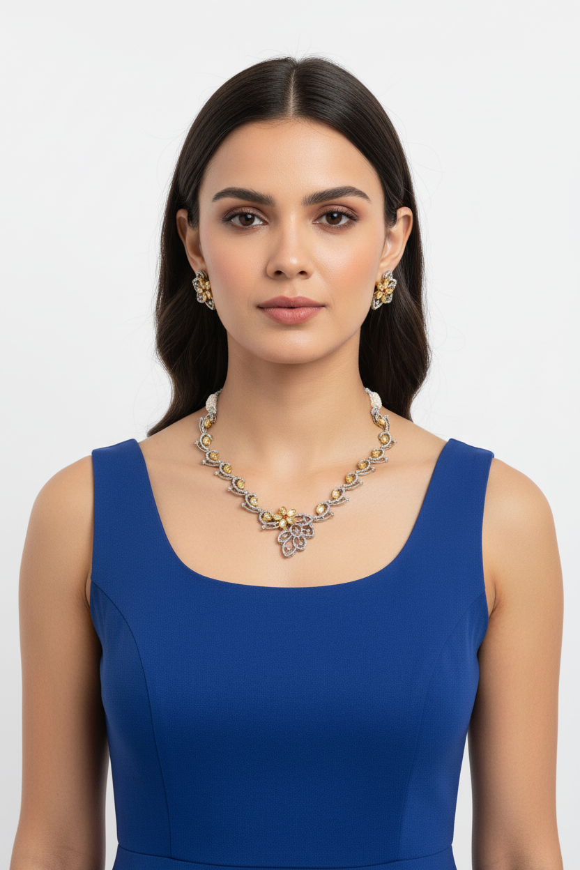 Polki  choker Necklace