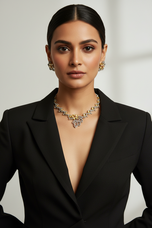 Polki  choker Necklace