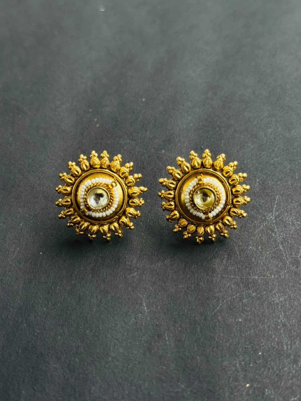 Temple Bloom Heritage Stud Earrings